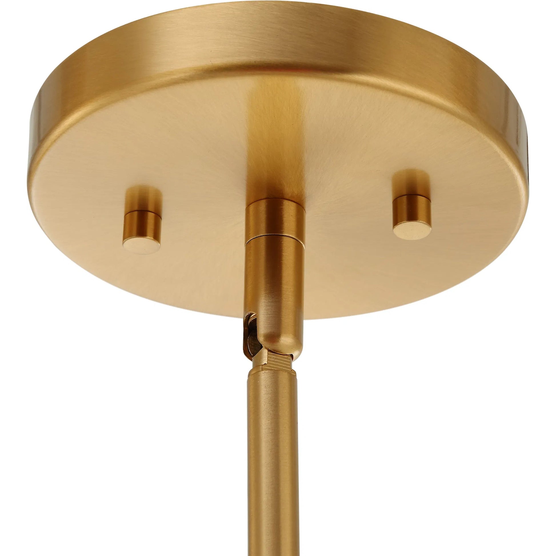 Oviform 6 Light Round Chandelier by Uttermost in brass. Made from steel, glass in a modern style.