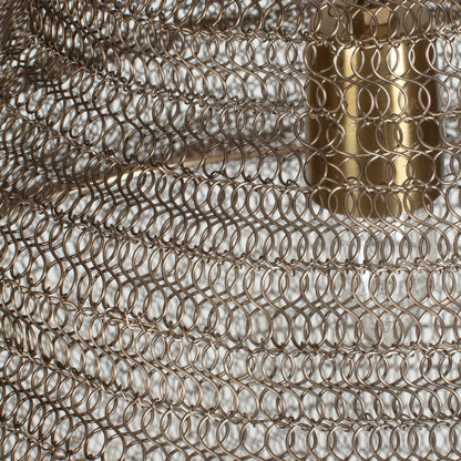 Sigh Woven 1 Light Pendant by Uttermost in brass. Made from iron in a rustic style.