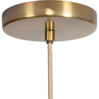 Sigh Woven 1 Light Pendant by Uttermost in brass. Made from iron in a rustic style.