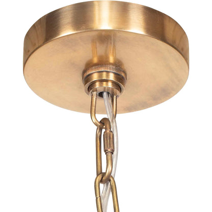 Rotorua 1 Light Sea Grass Pendant by Uttermost in brass. Made from iron, sea grass in a rustic style.