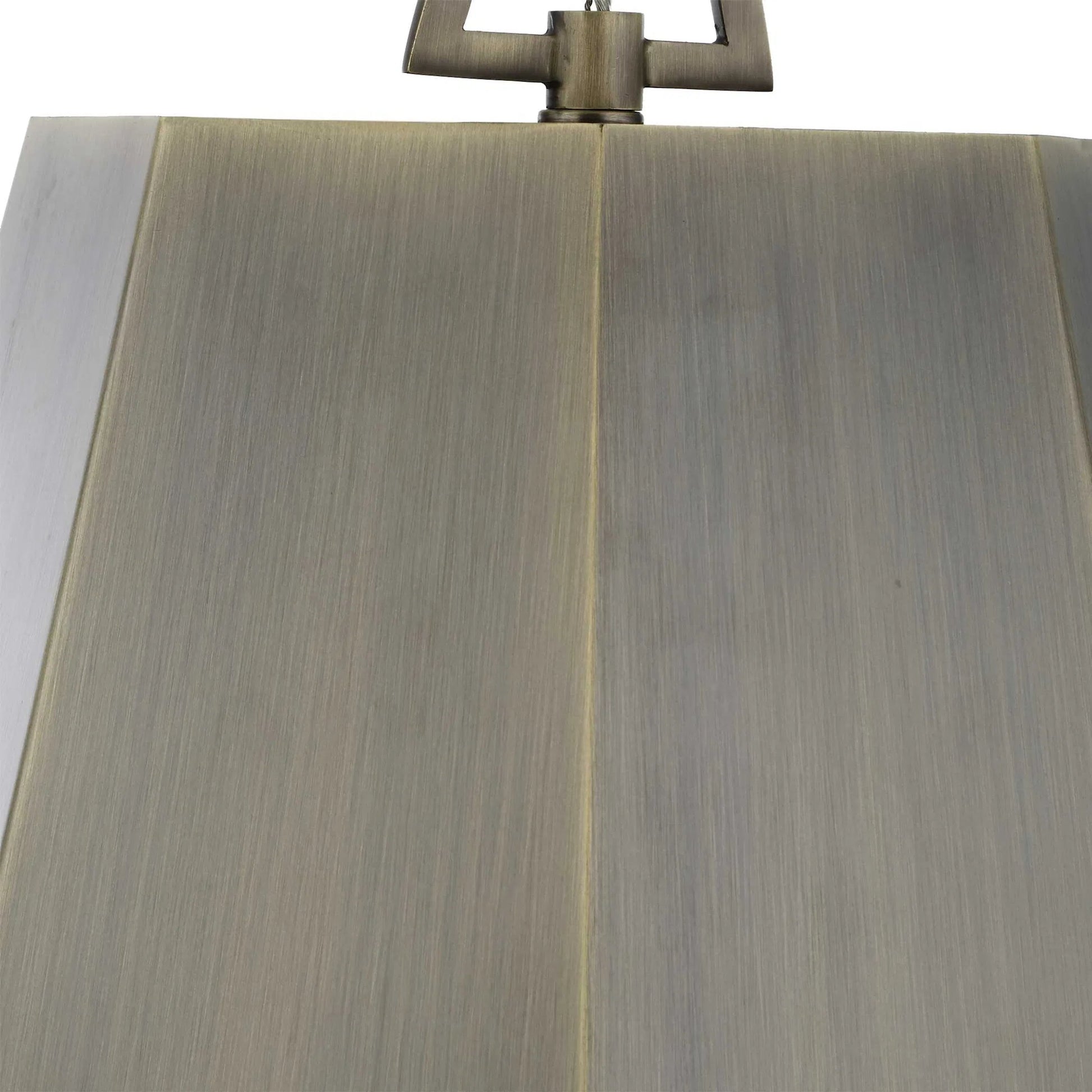Granada 1 Light Hexagon Pendant by Uttermost in brass. Made from iron in a modern style.