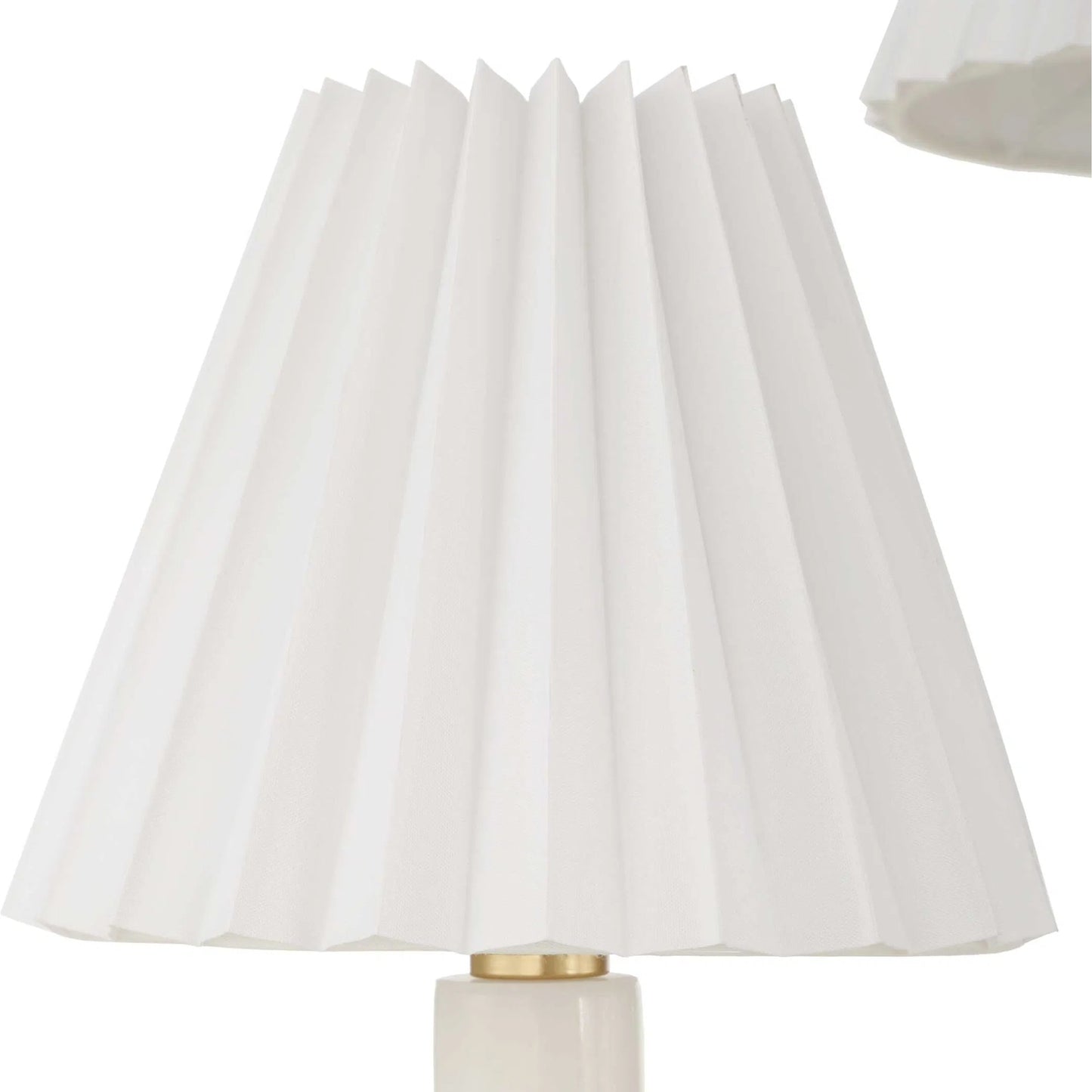 011 SI-2453076 | Closeup | Poppins 8 Light Chandelier by Uttermost in brass. Made from iron, alabaster, fabric in a traditional style.