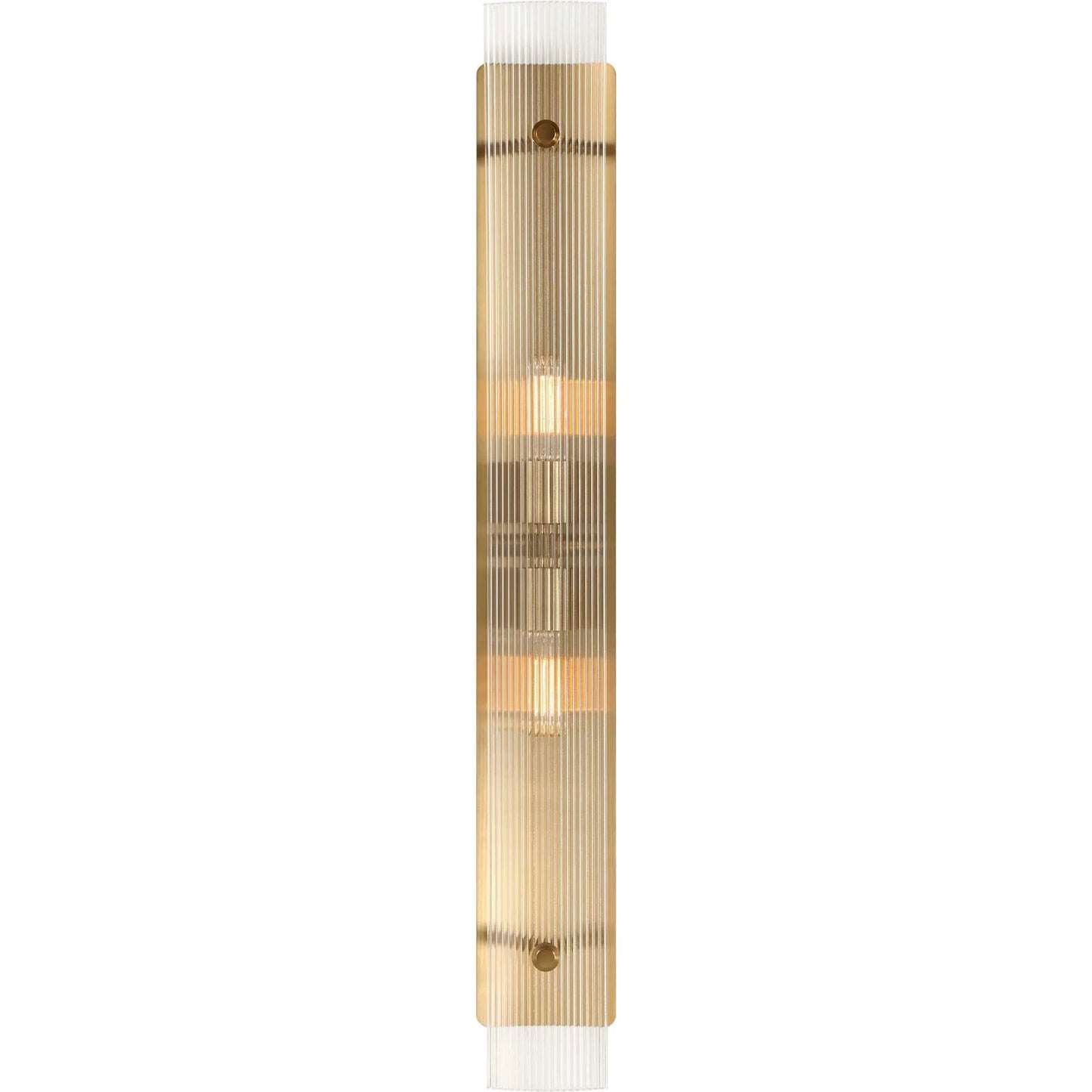 000 SI-2453103 | Primary Silo | Elmhurst 2 Light Vanity Sconce by Uttermost in brass. Made from iron, glass in a modern style.