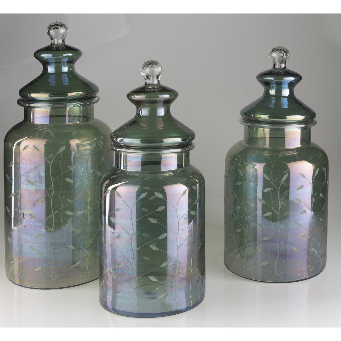 005 S-231449,S-231450,S-231451 | Lifestyle | Lilt Decorative Accent - 19996 by Surya in green. Made from glass in a coastal style.