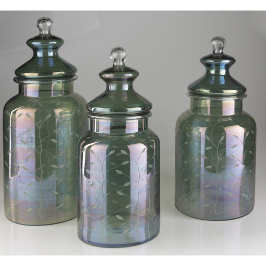 Lilt Decorative Accent - 19996 by Surya in green. Made from glass in a coastal style.