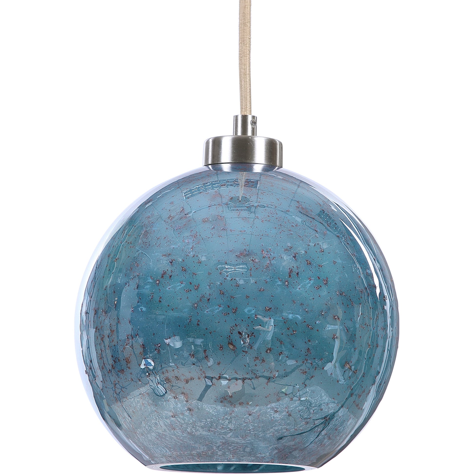 GEM Mini Pendant by Uttermost. Made from steel, glass in a modern style.