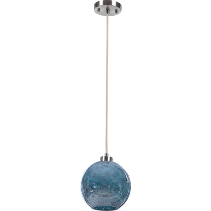 GEM Mini Pendant by Uttermost. Made from steel, glass in a modern style.