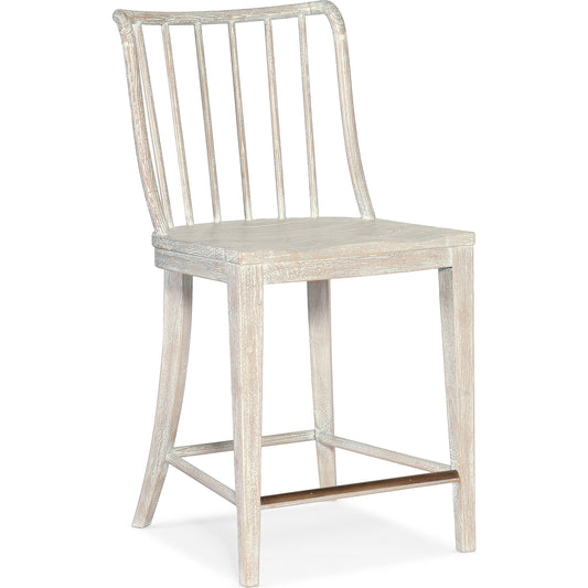 Serenity Bermuda Counter Chair by Hooker Furniture. Made from beech in a cottage & farmhouse style.