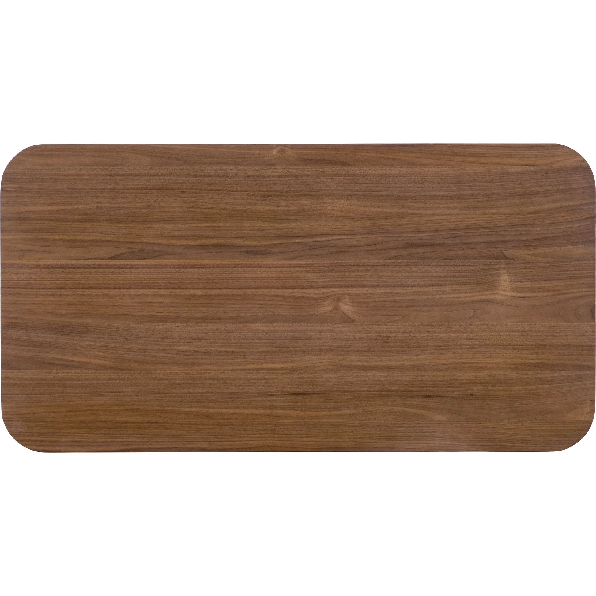 Eleana Cocktail Table by Hooker Furniture in light caramel, sunlit bronze metal. Made from walnut veneers, metal in a modern style.