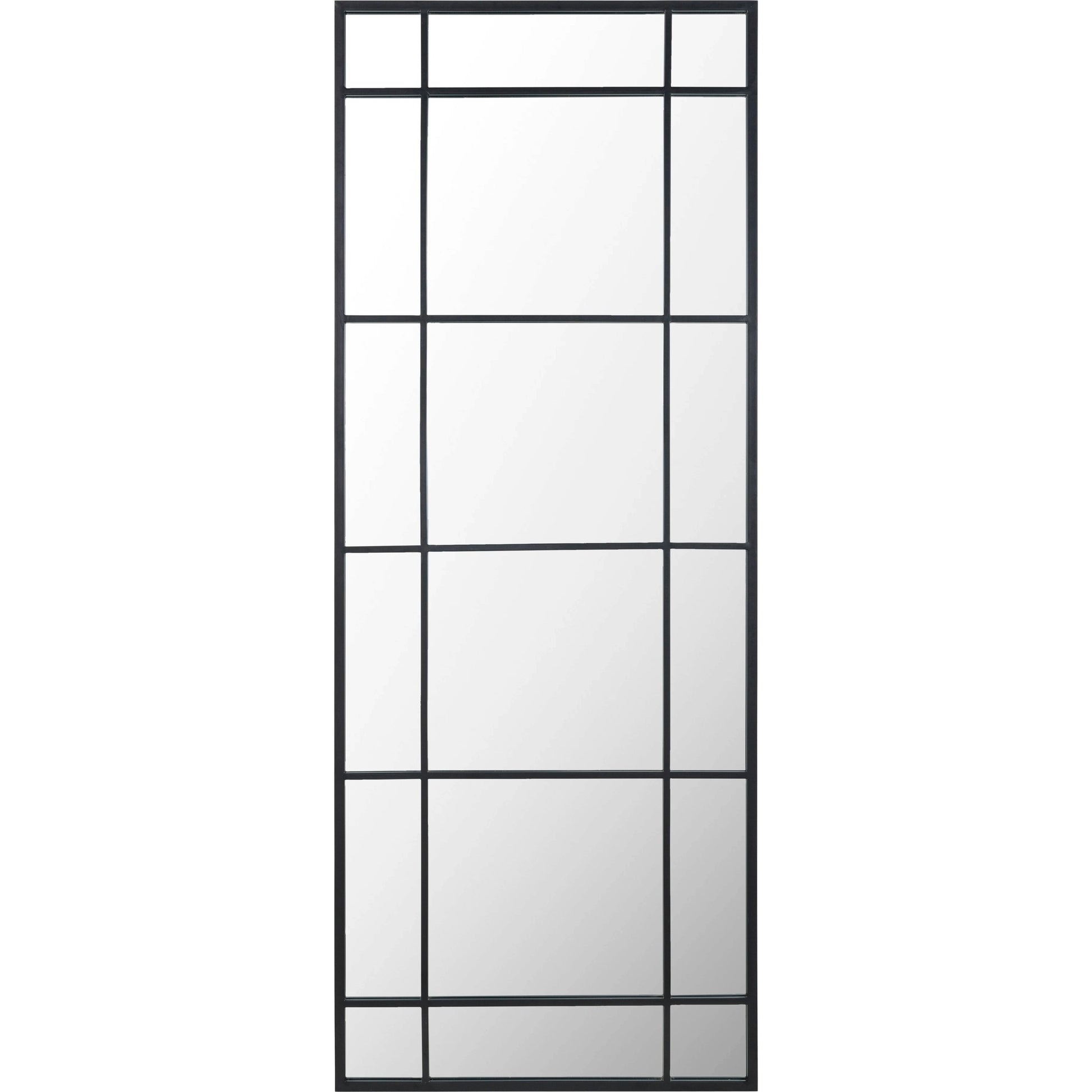 Lanka Mirror - 33015 by Livabliss in frame: black and mattepaned. Made from frame: metal, substrate: manufactured wood in a modern style.