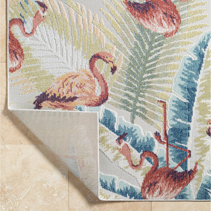 Lakeside Rug - 500193 by Livabliss in light slate, cream, olive, blue, rust, dark brown. Made from face: 100% polypropylene, warp: 100% polypropylene in a unique style.