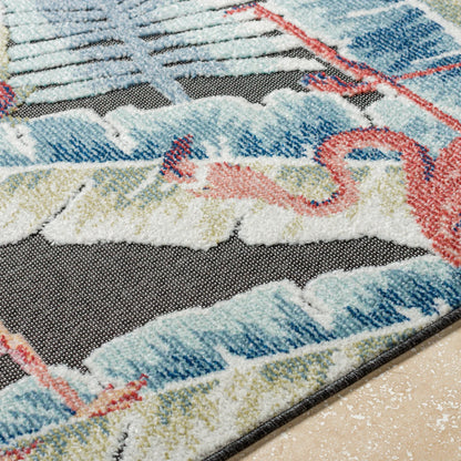Lakeside Rug - 500193 by Livabliss in light slate, cream, olive, blue, rust, dark brown. Made from face: 100% polypropylene, warp: 100% polypropylene in a unique style.