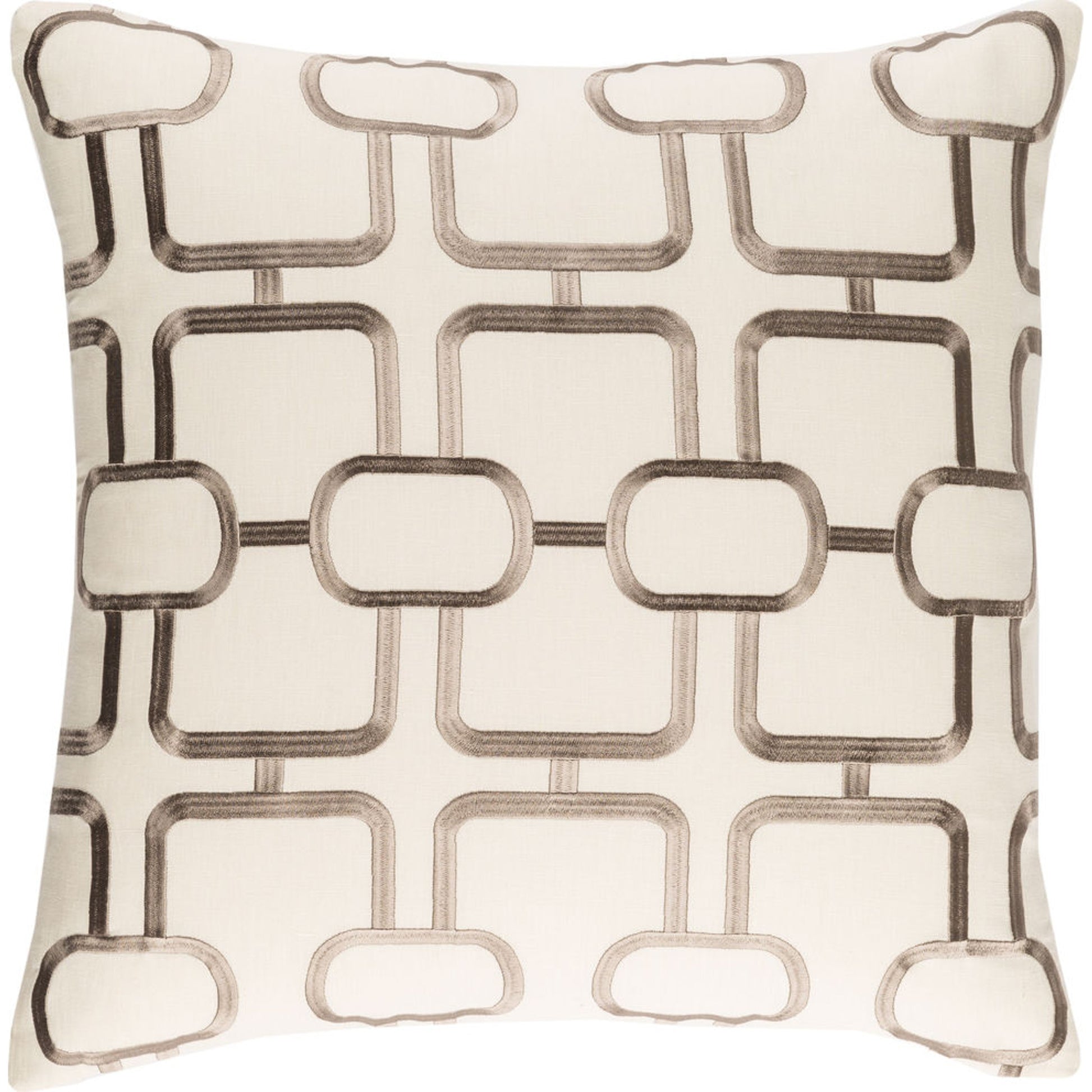 Lockhart Pillow - 33606 by Surya. Made from 55% linen, 45% cotton in a transitional style.