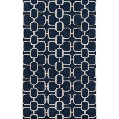 Lockhart LKH-9002 Rug by Surya in black, beige. Made from 100% wool in a unique style.