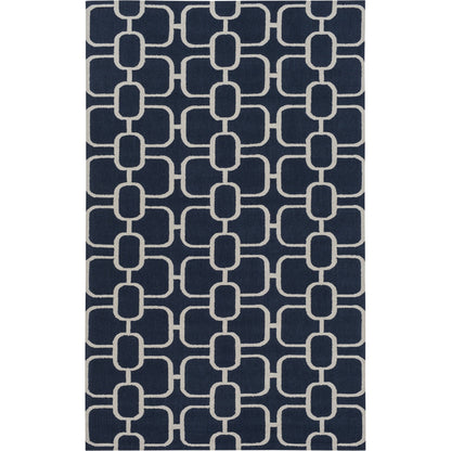 Lockhart LKH-9002 Rug by Surya in black, beige. Made from 100% wool in a unique style.