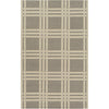 Medium Gray, Khaki / 2'6" x 8'