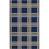 Navy, Khaki / 2' x 3'