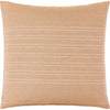Khaki, Tan, Light Wood, Natural, Pale Pink, Camel / Down Feather / 18" x 18"