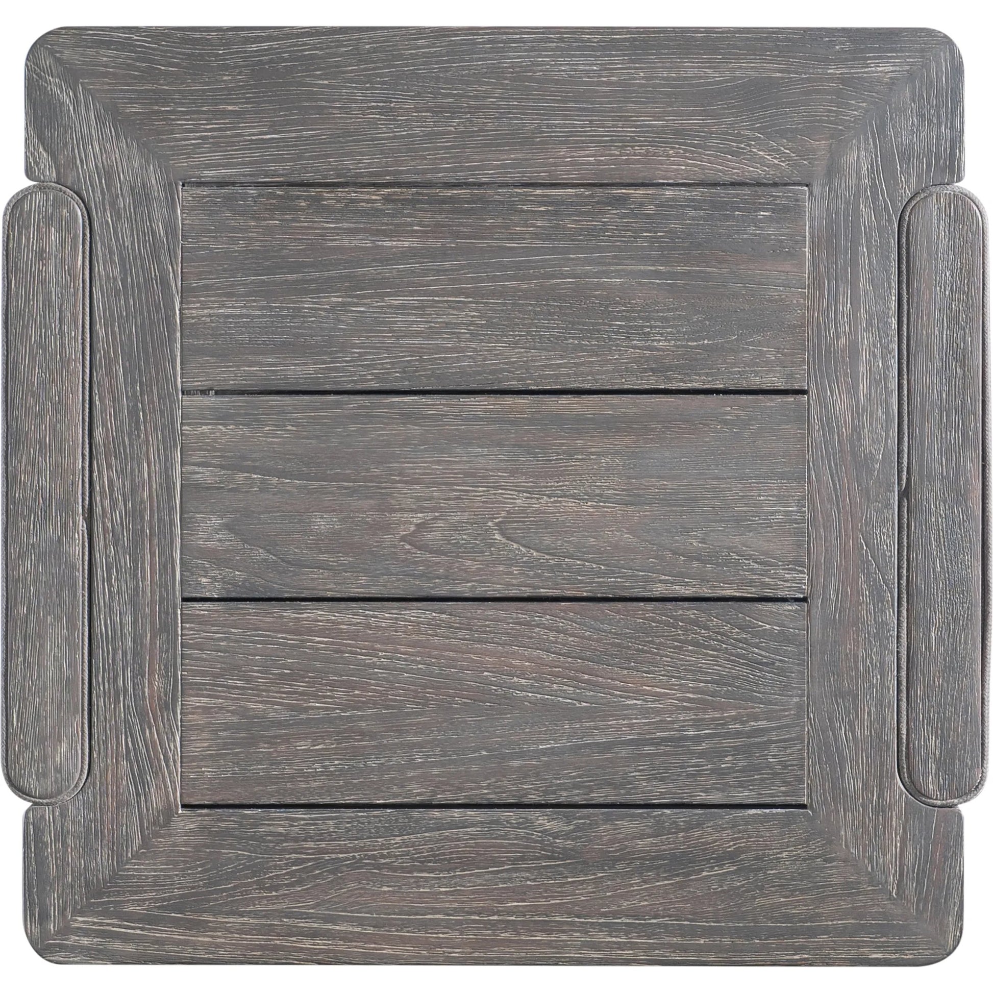 Andros Side Table by Bernhardt in brown. Made from wood in a unique style.