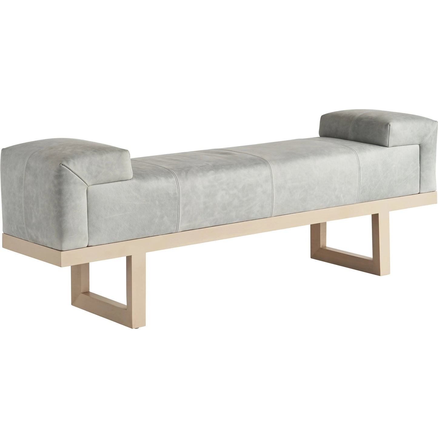 001 SI-2136921 | Primary Silo | Abbott Leather Bench by Tommy Bahama Home. Made from unique in a modern style.