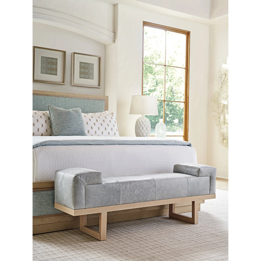 Abbott Leather Bench by Tommy Bahama Home. Made from unique in a modern style.