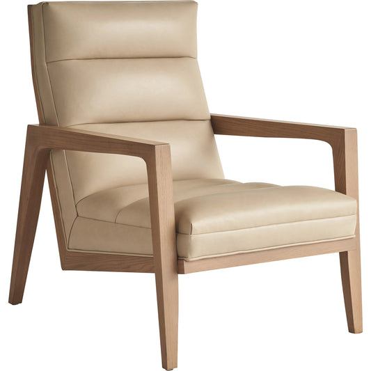 Hayley Leather Chair by Tommy Bahama Home in leather. Made from unique in a transitional style.