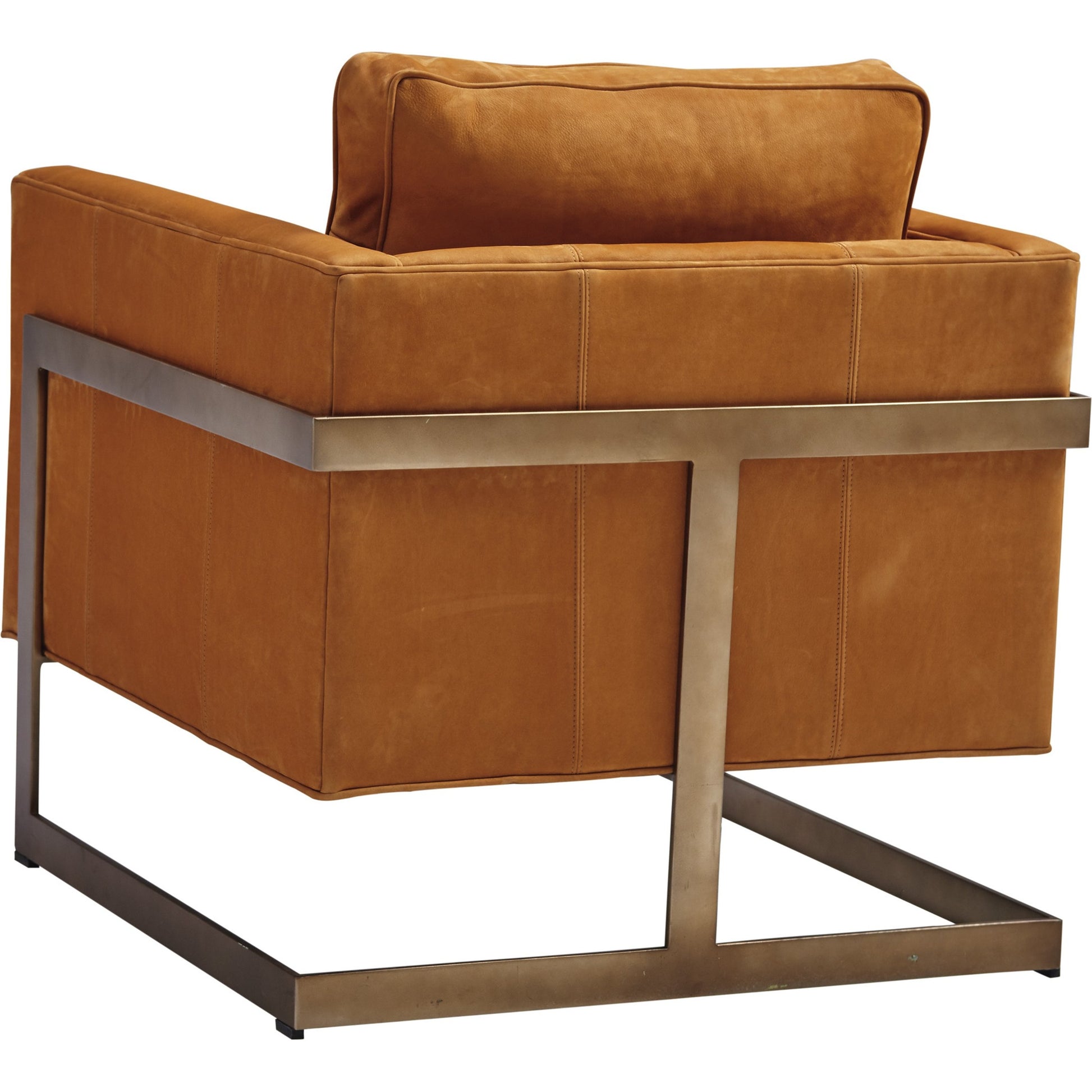 Winthrop Leather Chair by Lexington in butterscotch and leather. Made from unique in a modern style.