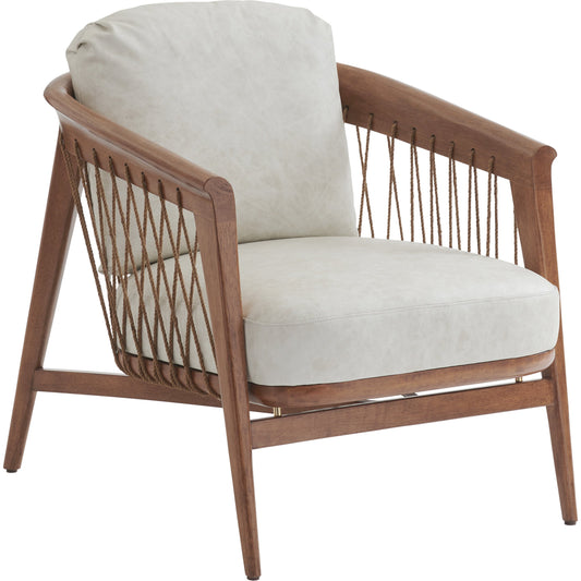 Davita Leather Chair by Tommy Bahama Home in el paseo. Made from unique in a transitional style.