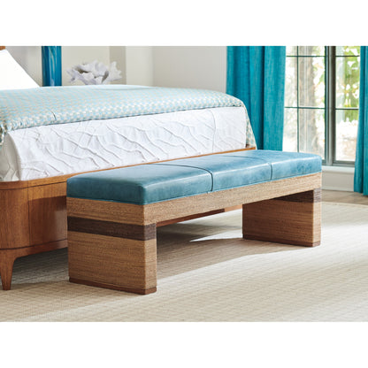 Rosemead Bed Bench by Tommy Bahama Home in sonoran. Made from unique in a coastal style.