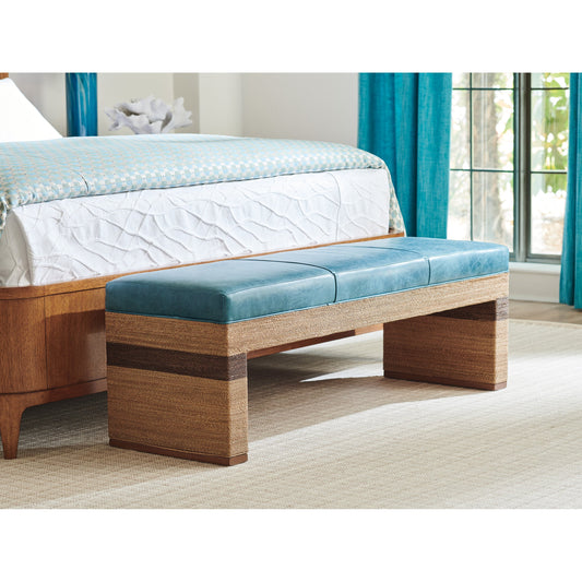 Rosemead Bed Bench by Tommy Bahama Home in sonoran. Made from unique in a coastal style.