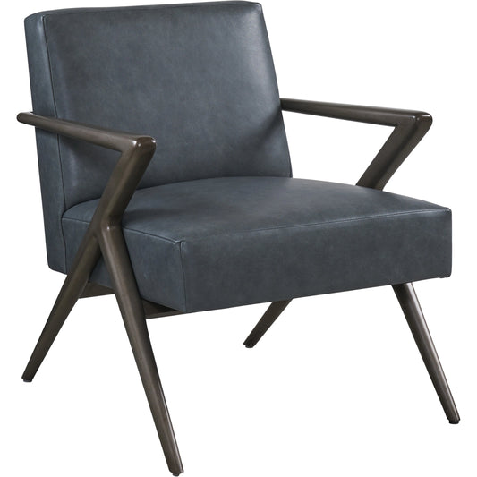 Tanzania Leather Chair by Lexington in misty gray. Made from unique in a modern style.