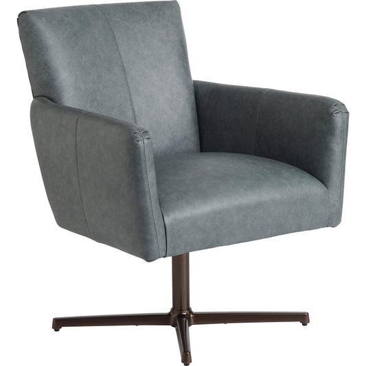 Brooks Leather Swivel Chair by Lexington. Made from unique in a modern style.