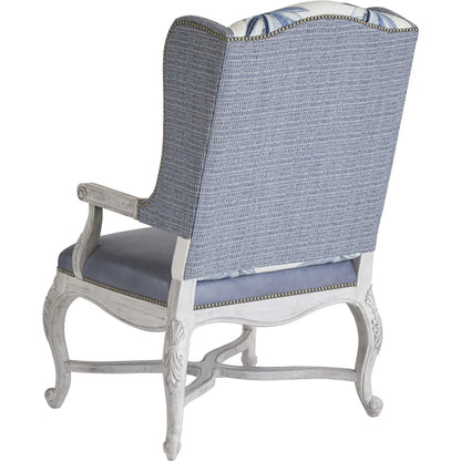 Patras Leather Chair by Barclay Butera in leather. Made from unique in a traditional style.
