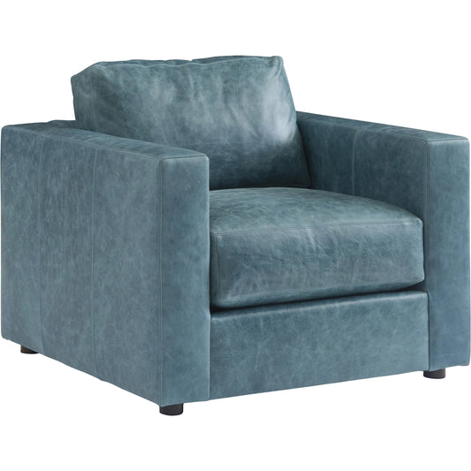 Granville Leather Chair by Tommy Bahama Home in leather. Made from unique in a unique style.