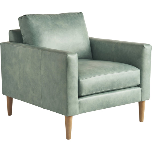 001 SI-2136961 | Primary Silo | Marcella Leather Chair by Tommy Bahama Home in leather. Made from unique in a modern style.