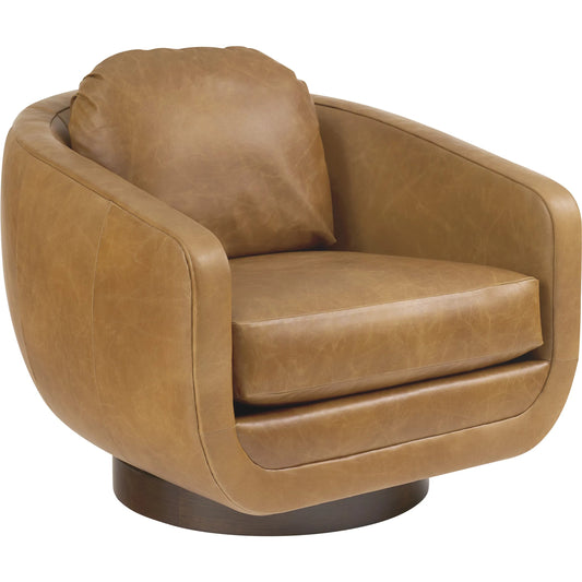 Carreta Leather Swivel Chair by Tommy Bahama Home. Made from unique in a unique style.