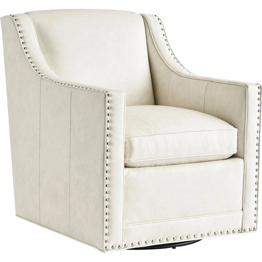 Barrier Leather Swivel Chair by Lexington. Made from unique in a transitional style.