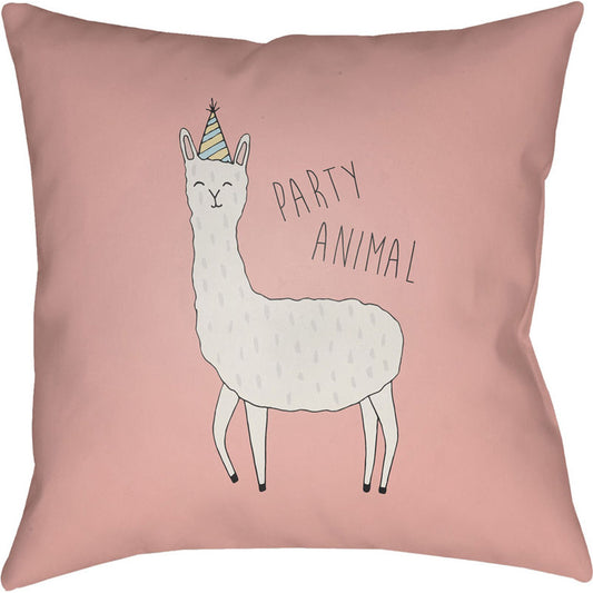 Llama Pillow - 10213 by Livabliss. Made from front: 100% polyester, back: 100% polyester in a modern style.