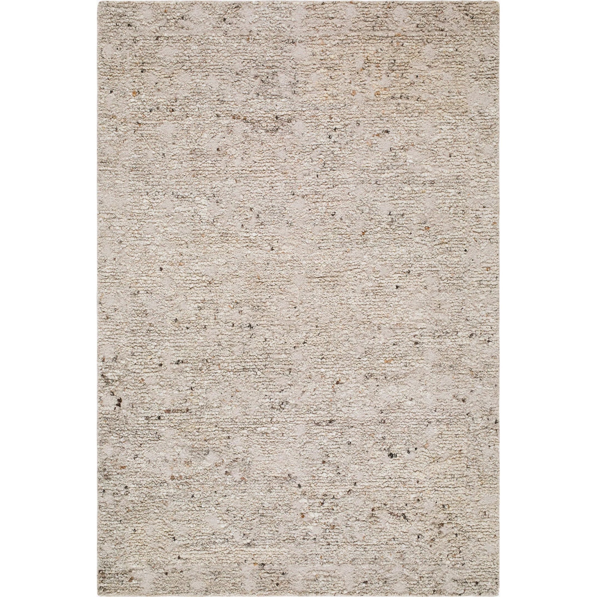 Folk Flower Handmade Rug by Lauren Liess x Livabliss in ivory, sandstone, taupe, pebble. Made from wool in a unique style.