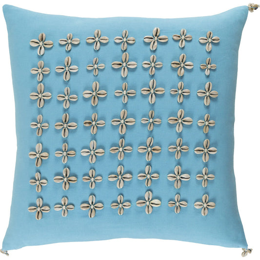 Lelei Pillow - 20460 by Surya. Made from 100% cotton in a coastal style.