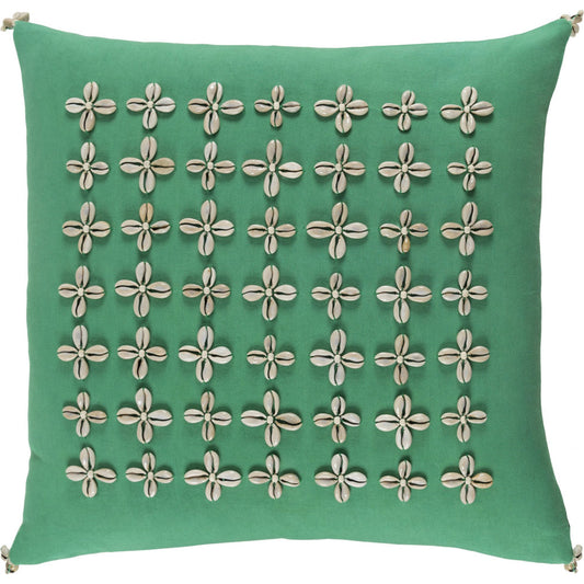 Lelei Pillow - 20460 by Surya. Made from 100% cotton in a coastal style.