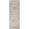 Oatmeal, Gray, Dark Blue, Brown, Olive / 2'7" x 10'