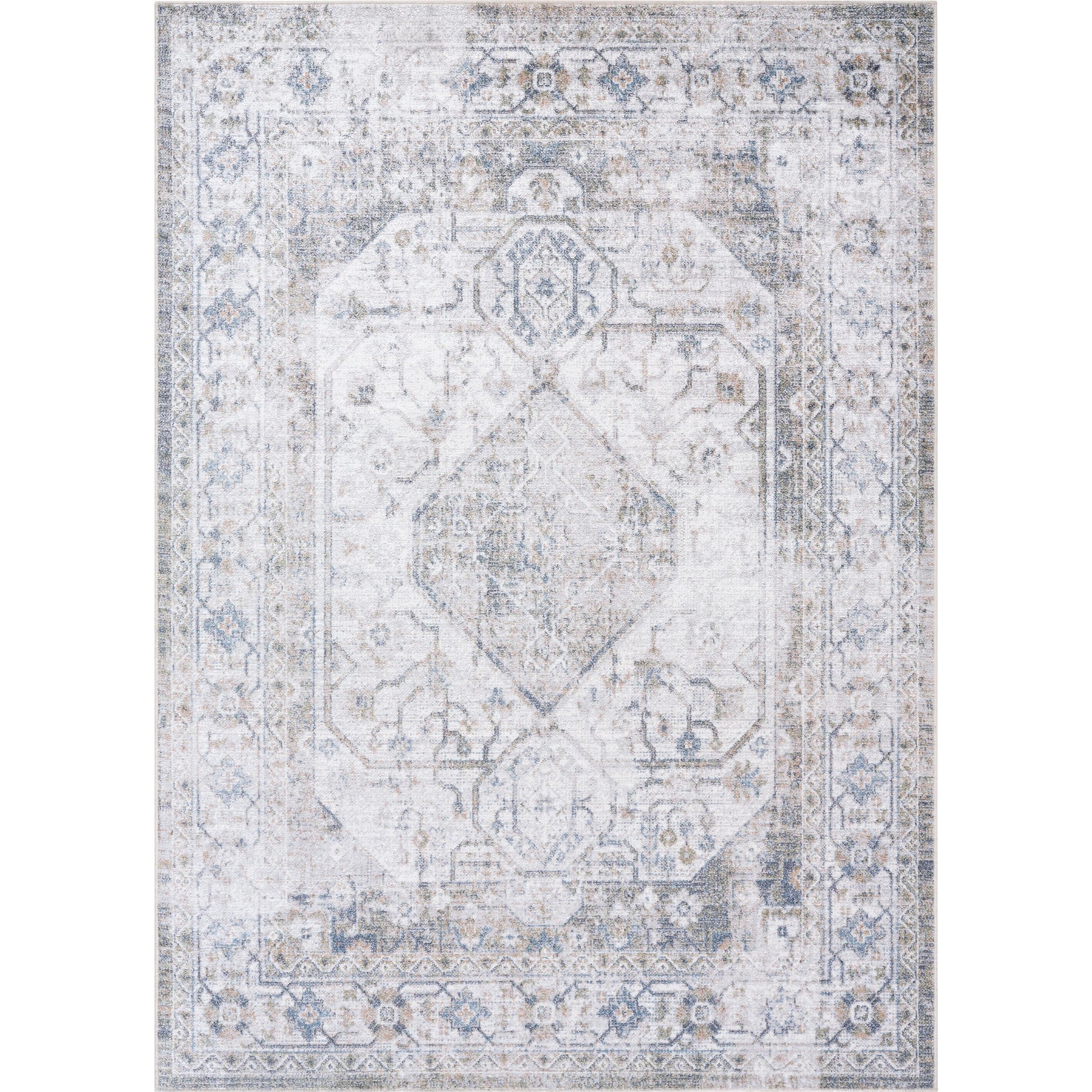 Lillian Rug - 532408 by Livabliss in light silver, silver, metallic - silver. Made from polyester in a unique style.