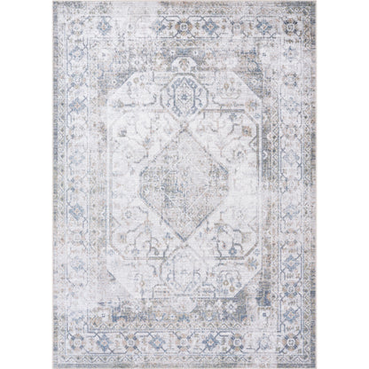 Lillian Rug - 532408 by Livabliss in light silver, silver, metallic - silver. Made from polyester in a unique style.