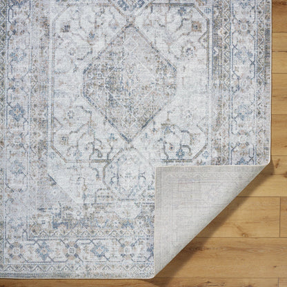 Lillian Rug - 532408 by Livabliss in light silver, silver, metallic - silver. Made from polyester in a unique style.