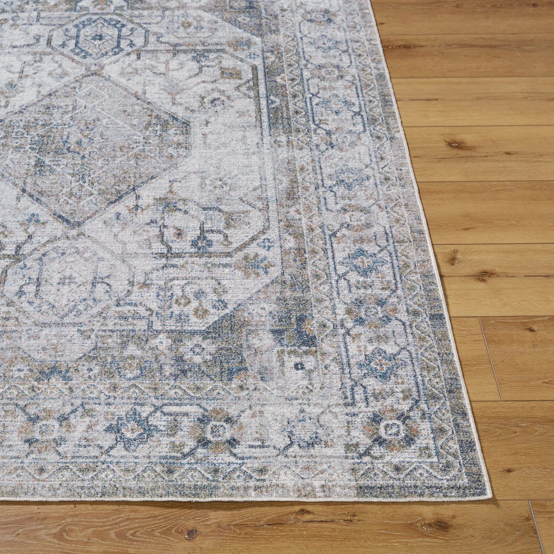Lillian Rug - 532408 by Livabliss in light silver, silver, metallic - silver. Made from polyester in a unique style.