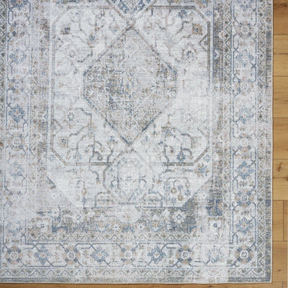 Lillian Rug - 532408 by Livabliss in light silver, silver, metallic - silver. Made from polyester in a unique style.