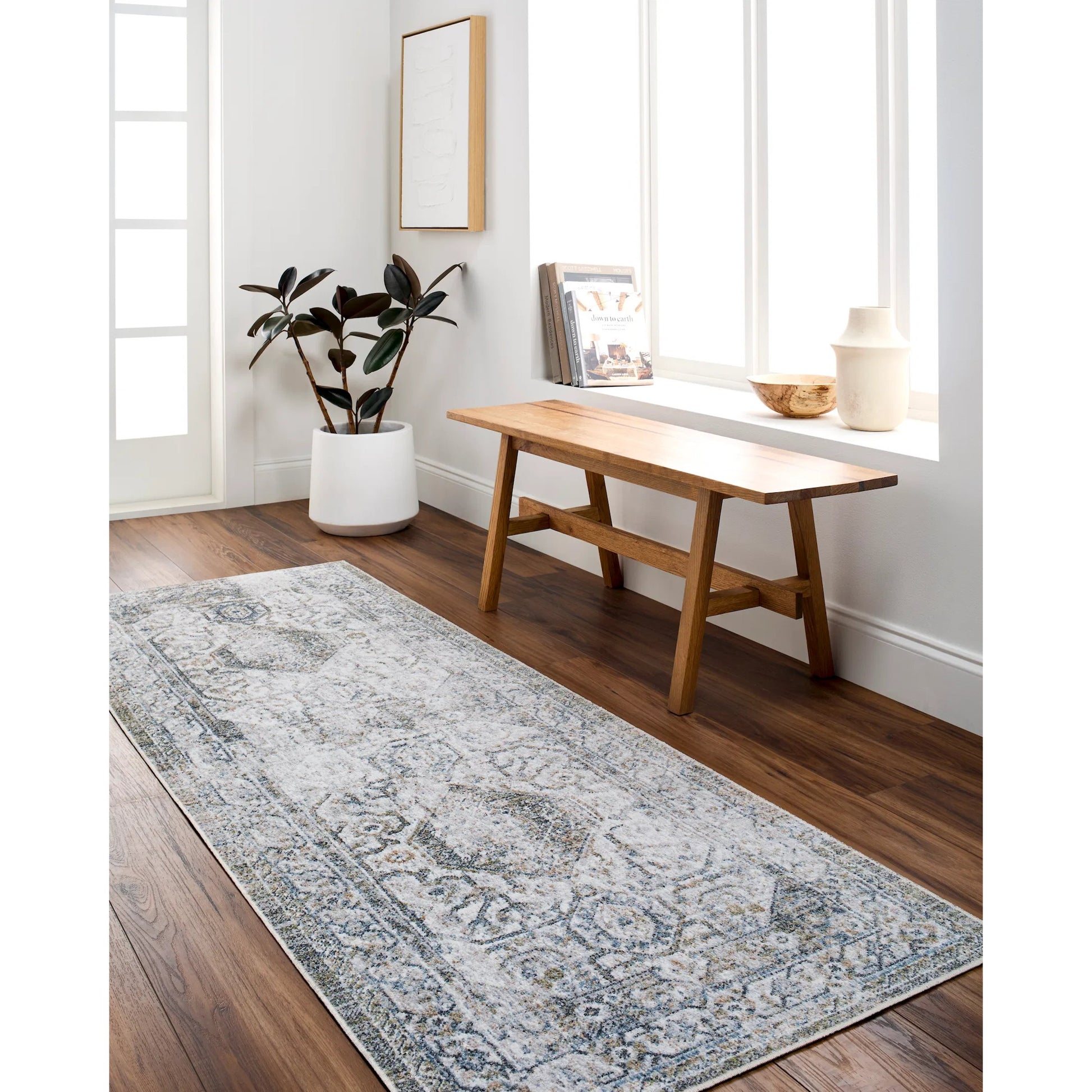 Lillian Rug - 532408 by Livabliss in light silver, silver, metallic - silver. Made from polyester in a unique style.