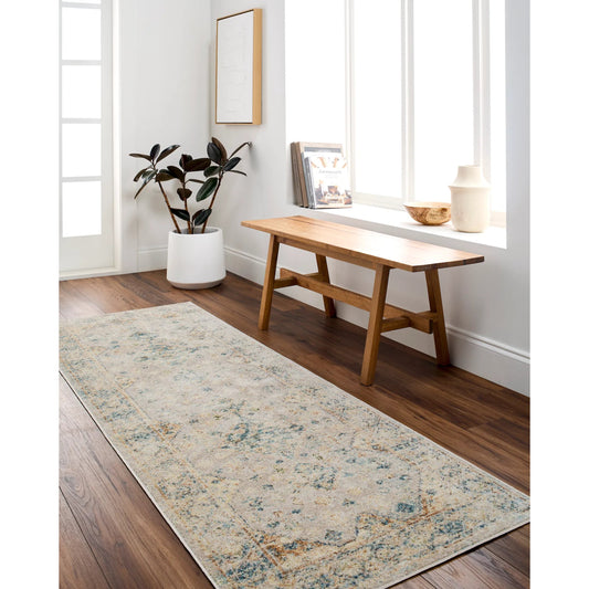 Lillian Rug - 532409 by Livabliss in light silver, slate. Made from polyester in a unique style.
