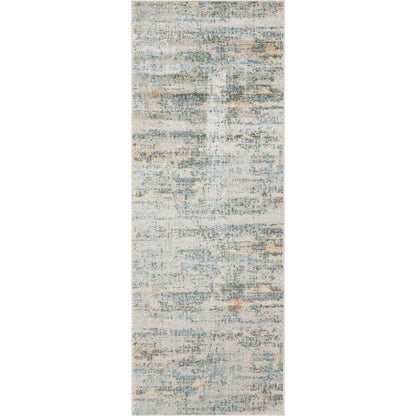 Lillian Rug - 532411 by Livabliss in light silver, slate, sterling grey, metallic - silver, desert sand. Made from polyester in a unique style.